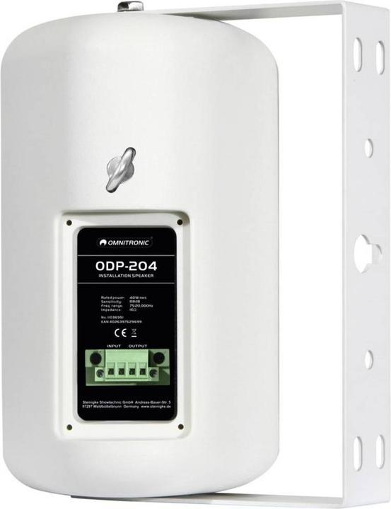 Image du produit Omnitronic ODP204 Haut-parleur d'installation 16 ohms 2x (1x 40 W)