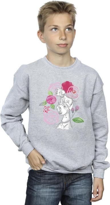 Actual product image Disney Boys 101 Dalmatians Flowers Sweatshirt (140, 146)