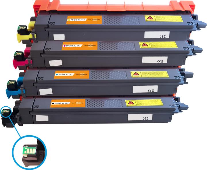 Produktbild Plutoos Brother TN-248 Toner XXL kompatibel, 4er Farbset