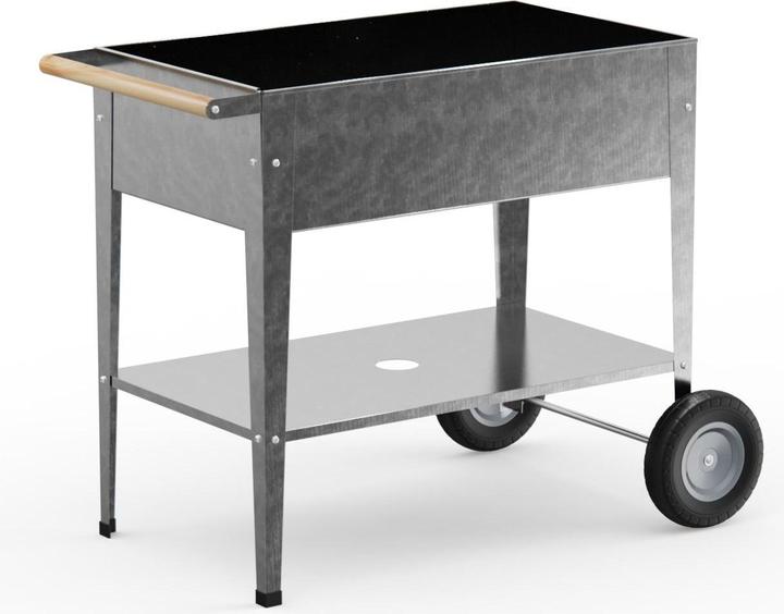 Herstera Hochbeet Trolley Max 95 x 55 x 90 cm, Hellgrau