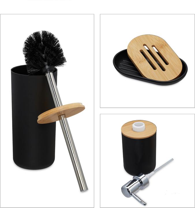 Actual product image Relaxdays . Bathroom set