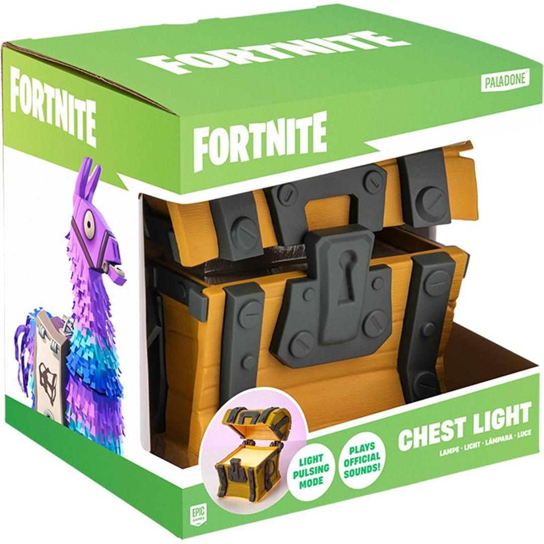 Paladone Products Paladone Lampada Fortnite Chest, Altri accessori gaming, Nero, Giallo