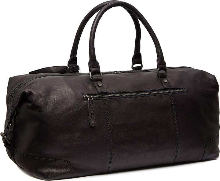 Produktbild The Vegan Cow Chesterfield Brand Leren Weekendtas Zwart Lorenzo (33 l)