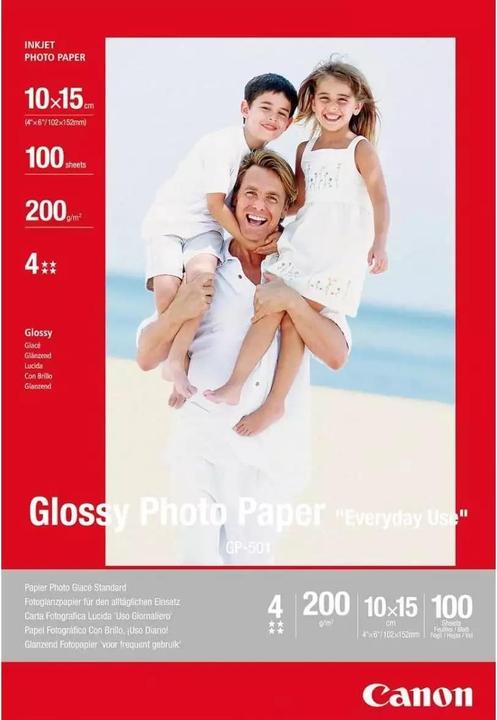Image du produit Canon Gp-501 (200 g/m², 10 x 15 cm, 100 pcs)