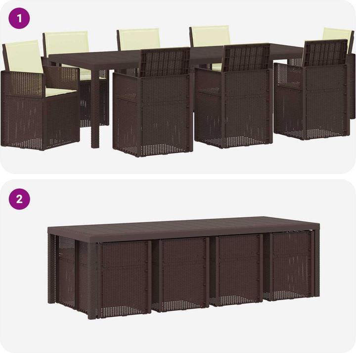 Produktbild vidaXL Modernes Esszimmer-Set