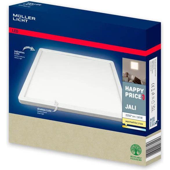 Thumbnail - Müller Licht, Wandleuchte + Deckenleuchte, LED Wand- und Deckenleuchte Jali Panel Square 20900294