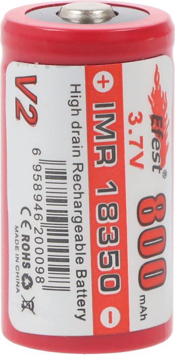 Image du produit Efest Akku IMR 18350 V2 (Pluspol erhöht) (18350, 800 mAh)