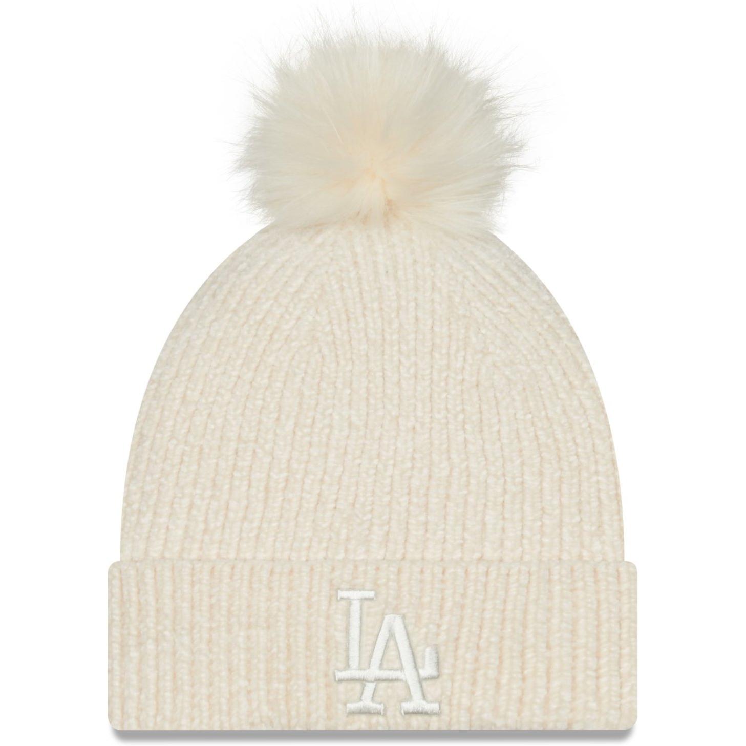 Thumbnail - New Era, Damen, Cap, Chenille Bobble La Dodgers, Beige
