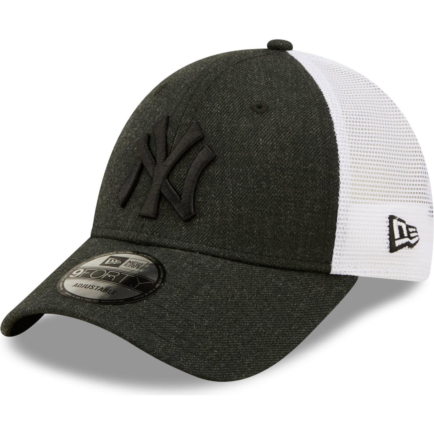 New Era, Herren, Cap, 9Forty Trucker Home Field New York Yankees, Schwarz, (One Size)