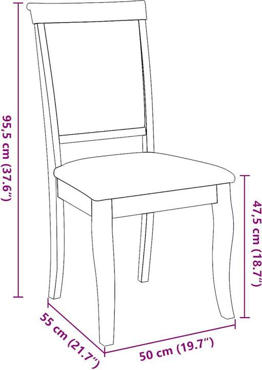 Image du produit vidaXL Esszimmerstuhl