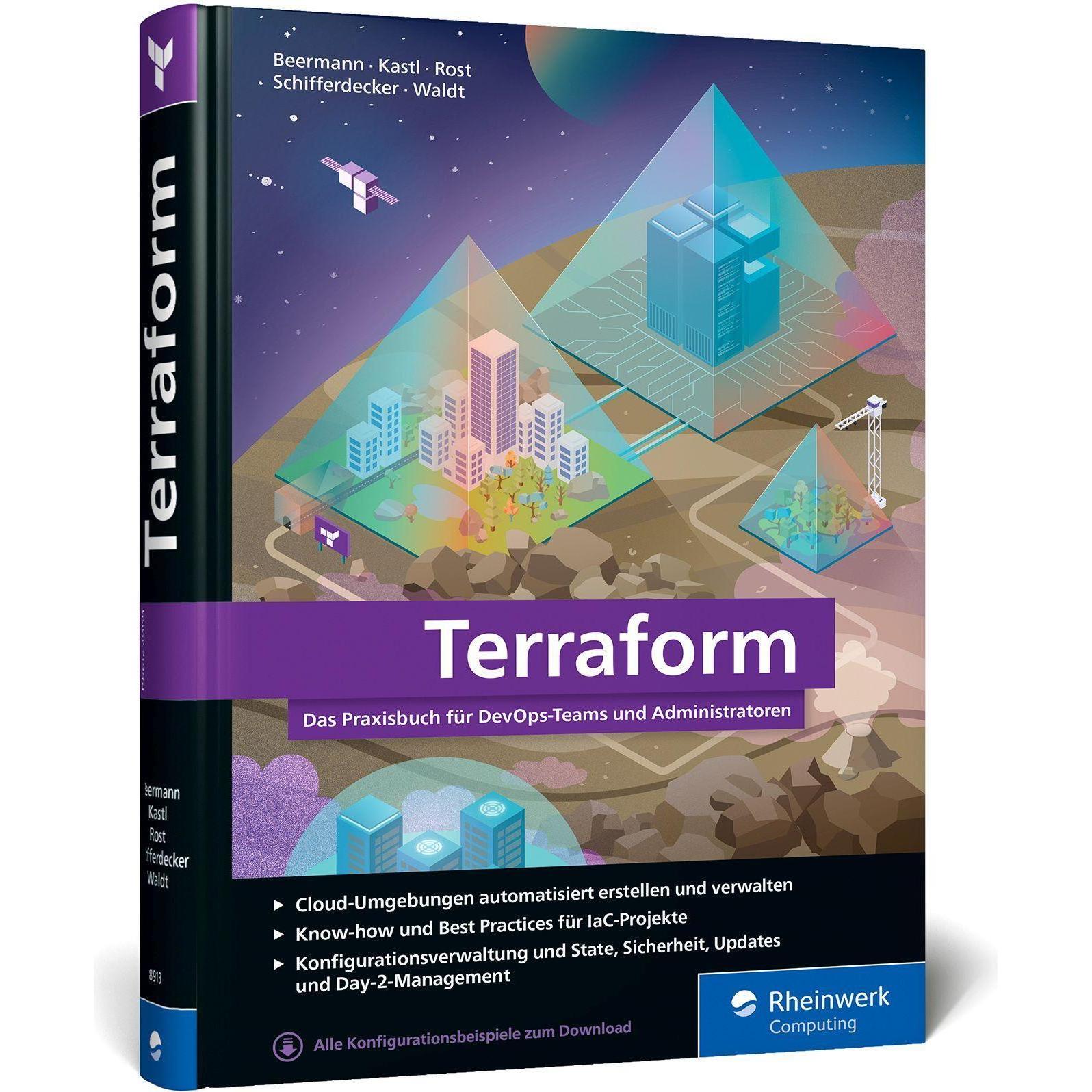 Terraform, Fachbücher von Johannes Kastl, Tim Beermann, Thorsten Schifferdecker, Christian Rost, Eike Waldt
