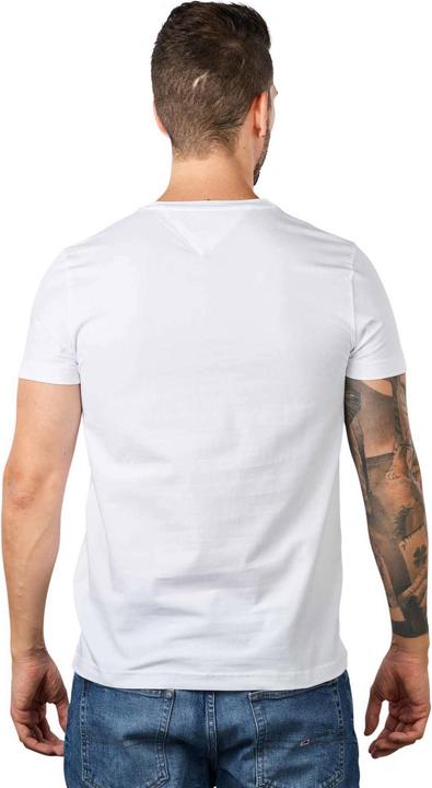 Actual product image Tommy Hilfiger Crew Neck T-Shirt Slim Fit White (XL)