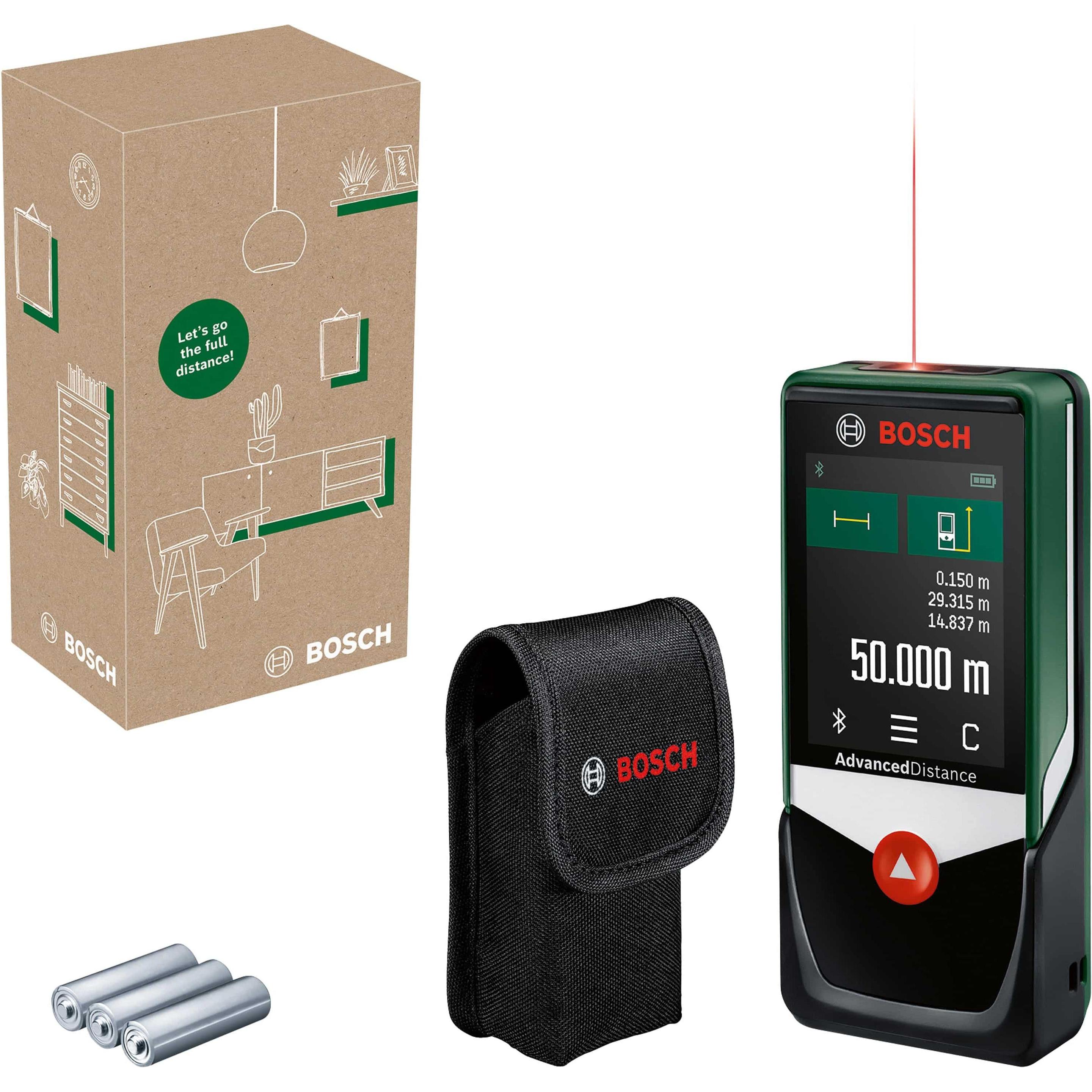 Bosch Home & Garden, Laserentfernungsmesser, AdvancedDistance 50C (50 m, 635 nm)