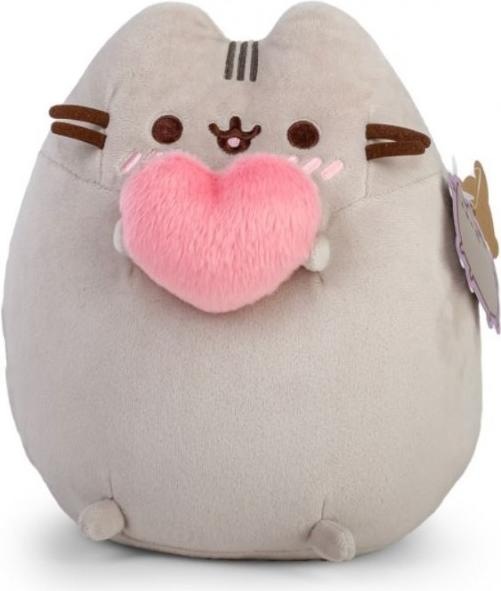 Actual product image Pusheen - Plush mascot with heart, 24 cm (24 cm)