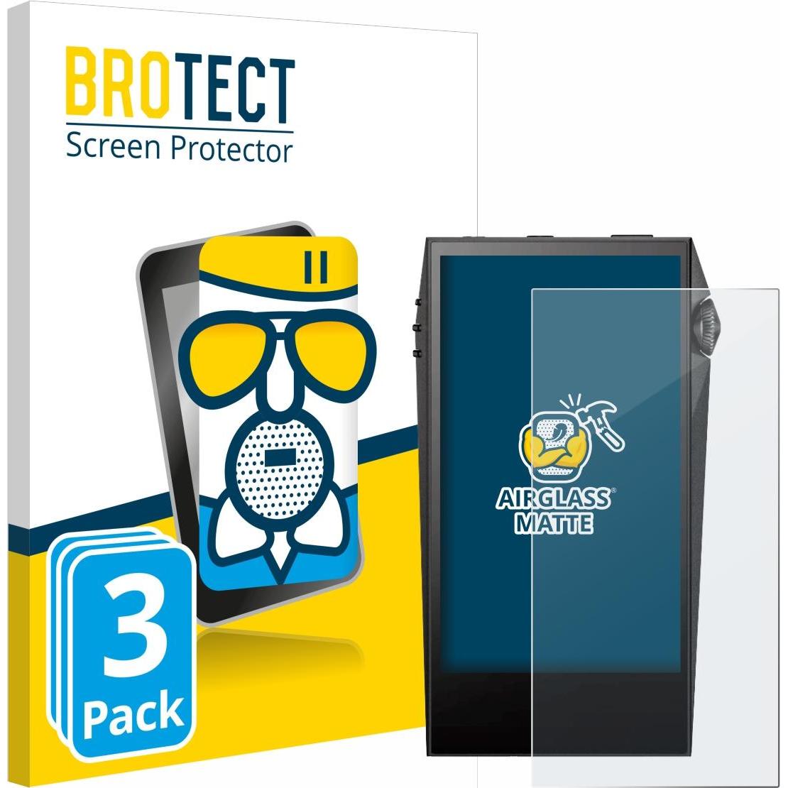 BROTECT Schutzglas Schutzfolie Displayschutz Display Schutz Glas Folie matt, MP3 + Media-Player Zubehör