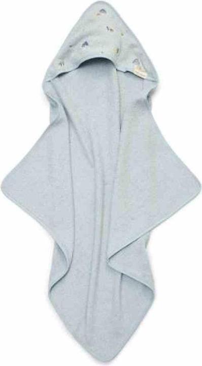 Produktbild Little Dutch Kapuzenhandtuch embroidered Blue - 75x75 cm (75 x 75 cm)