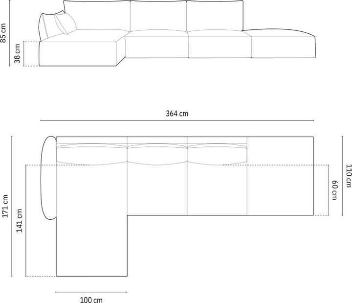 Produktbild Micadoni Kaelle (Ecksofa)