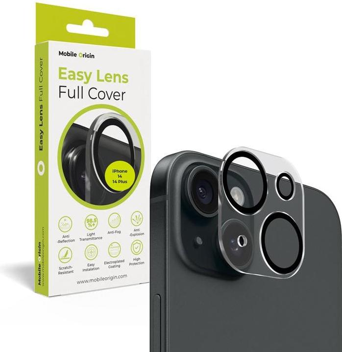 Mobile Origin Easy Lens housse intégrale transparente - iPhone 14 / 14 Plus (Apple iPhone 14)