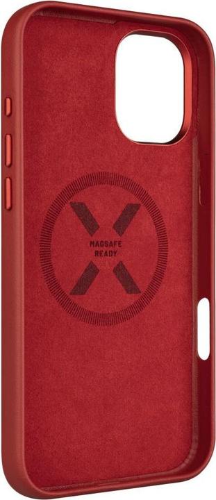 Produktbild Fixed Fixiertes MagLeather | Rückseite | Apfel | iPhone 16 Plus | Leder | Rot (Apple iPhone 16 Plus)