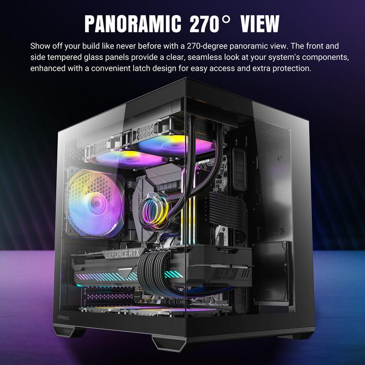 Produktbild Antec Geh CX60M ARGB B Mini Tower schwarz retail (mATX, Mini-ITX)