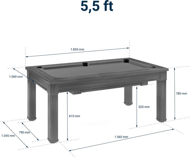 Produktbild Bison Billard- und Esstisch Dolce Vita Eiche
