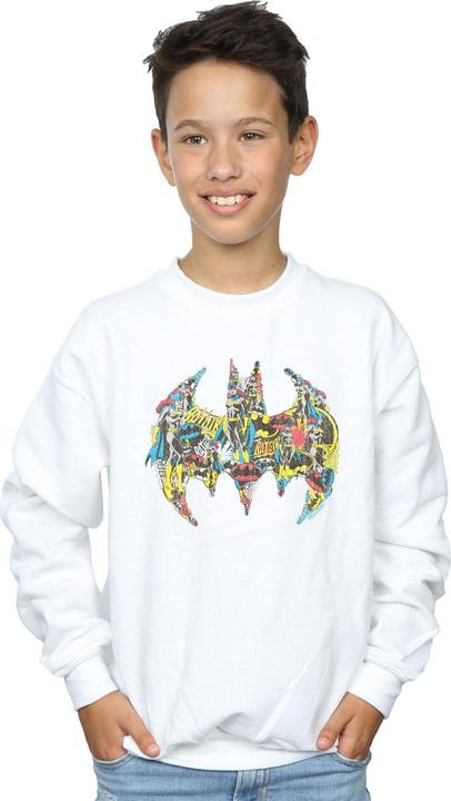 Immagine prodotto Batman Batgirl Logo Collage Felpa Ragazzi (152, 158)