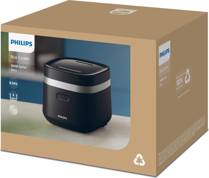 Image du produit Philips HD3091/81 Mini-Reiskocher 3000 Series
