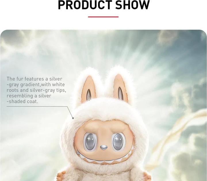 Produktbild Pop Mart Labubu Angel in Cloud (58 cm)