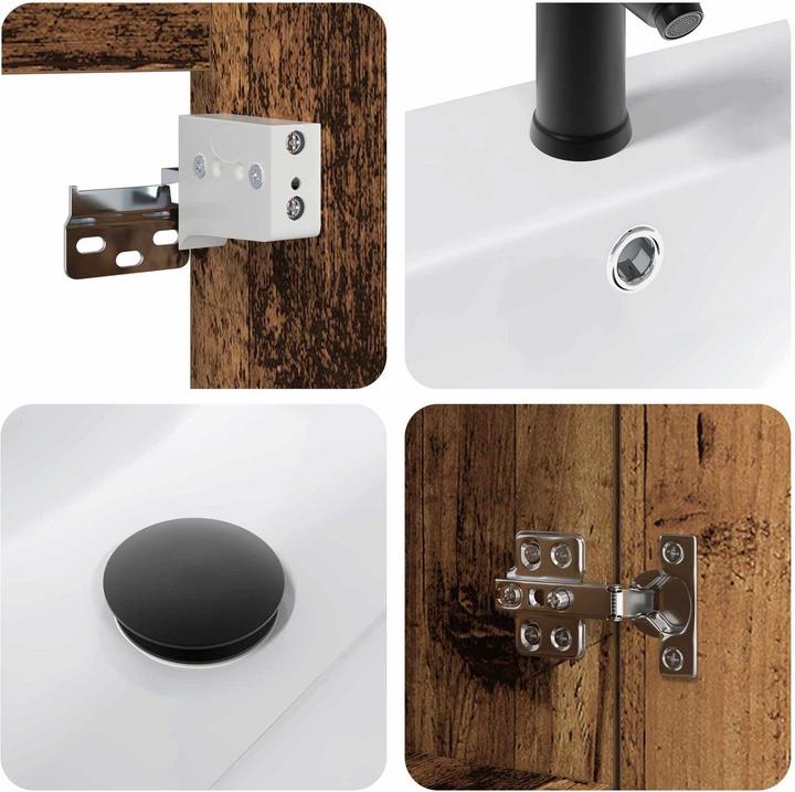 Actual product image vidaXL Badezimmer-Waschtisch (400 mm, 610 mm)