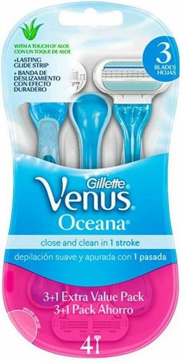 Actual product image Gillette Venus Oceana Disposable Razor 4 Pack