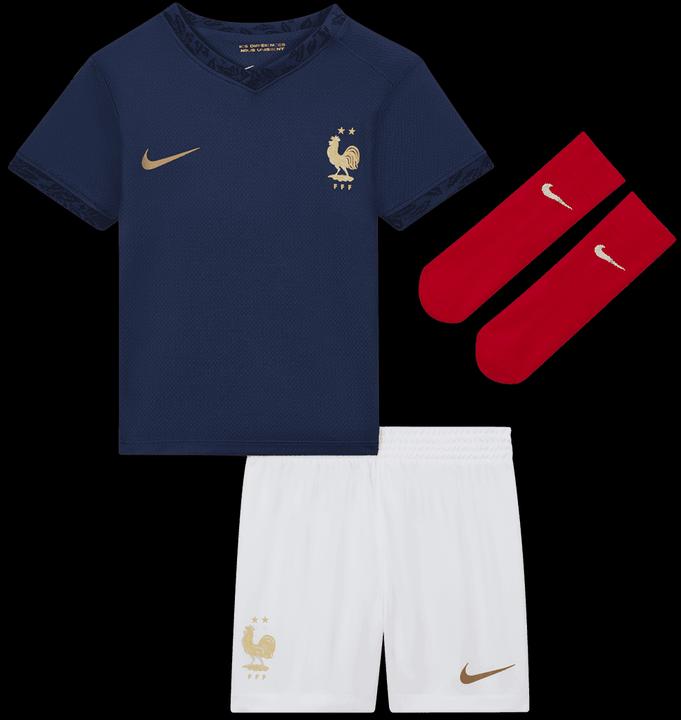 Image du produit Nike France Jeu de maillots pour bébés Coupe du monde (98, 104)