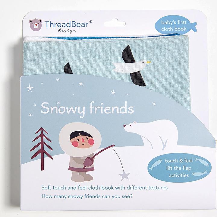 Actual product image Threadbear Fabric book Eskimo