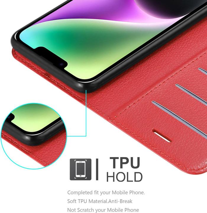 Actual product image Cadorabo Case for Apple iPhone 14 in Book Stand Style (Apple iPhone 14)