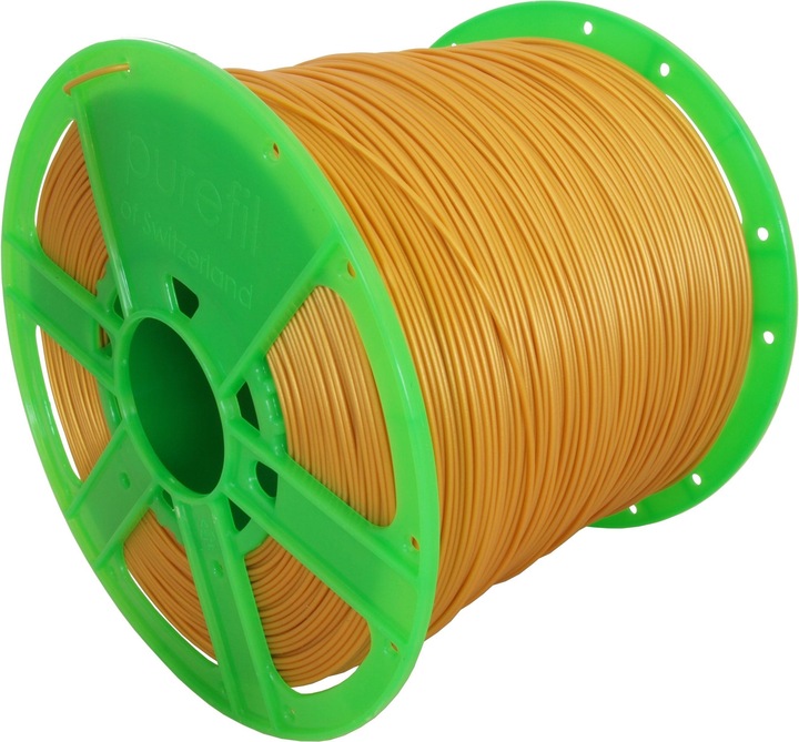 Actual product image Purefil Filament (PLA, 1.75 mm, 2500 g, Gold)