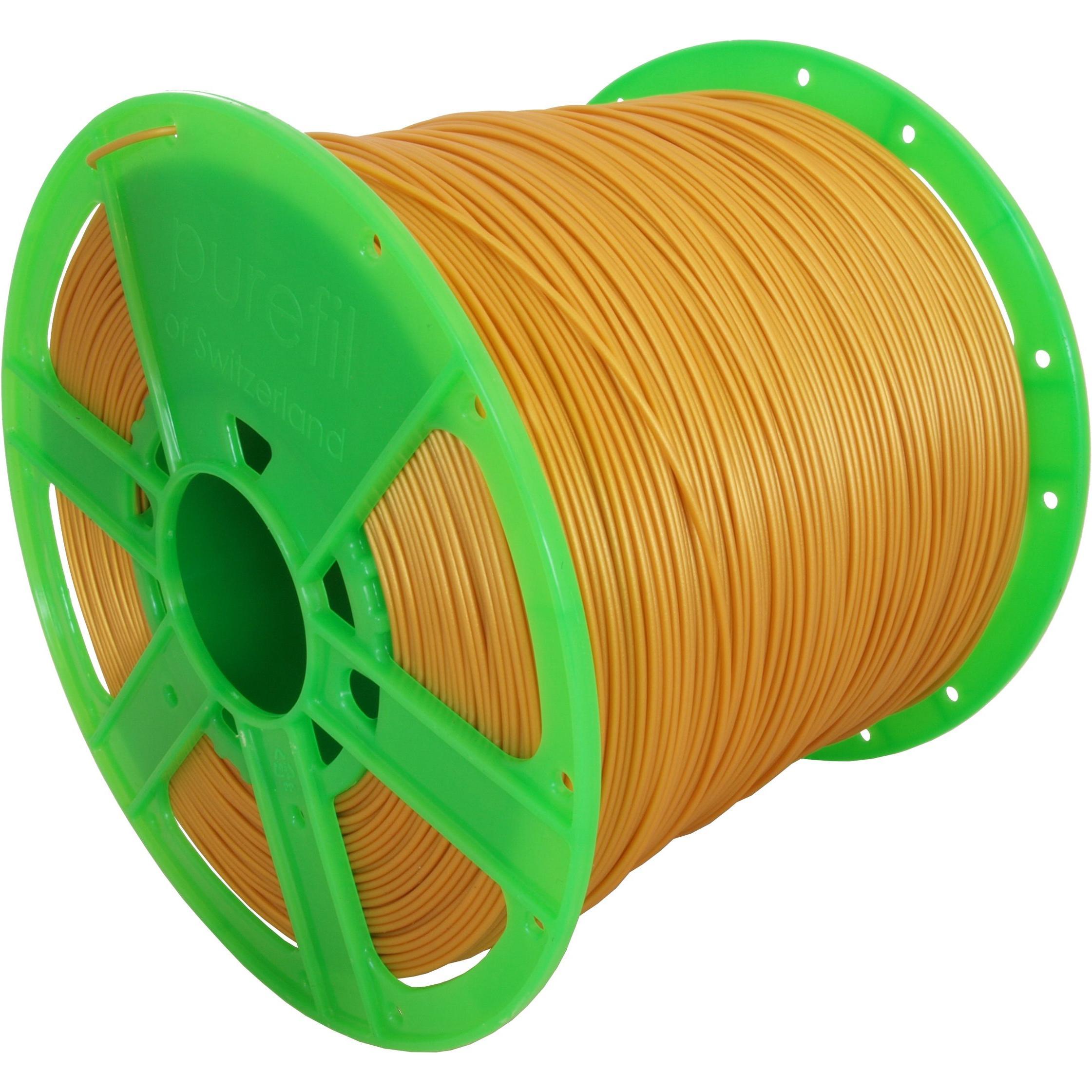 Thumbnail - Purefil Filament (PLA, 1.75 mm, 2500 g, Gold), 3D Filament, Gold