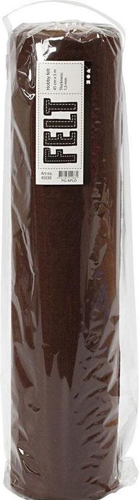 Actual product image Creativ Company Craft felt 180-200 g, brown, 1 roll, detail colour: brown
