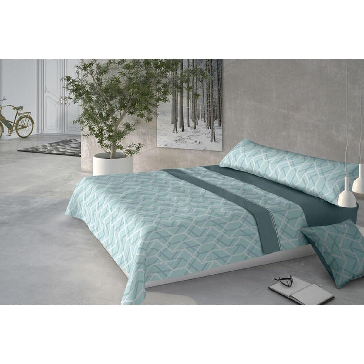 Pierre Cardin, Biancheria da letto, Bettwäsche-Set CORALINA AINA Blau Einzelmatratze (Set biancheria da letto, 160 x 270 cm)