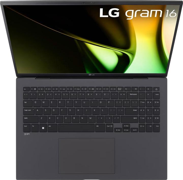 Actual product image LG 16" 16Z90S Notebook I7 8GB LPDDR5X 512GB SSD black W11P (16", 2000 GB, 32 GB, DE, Intel Core Ultra 7 155H)