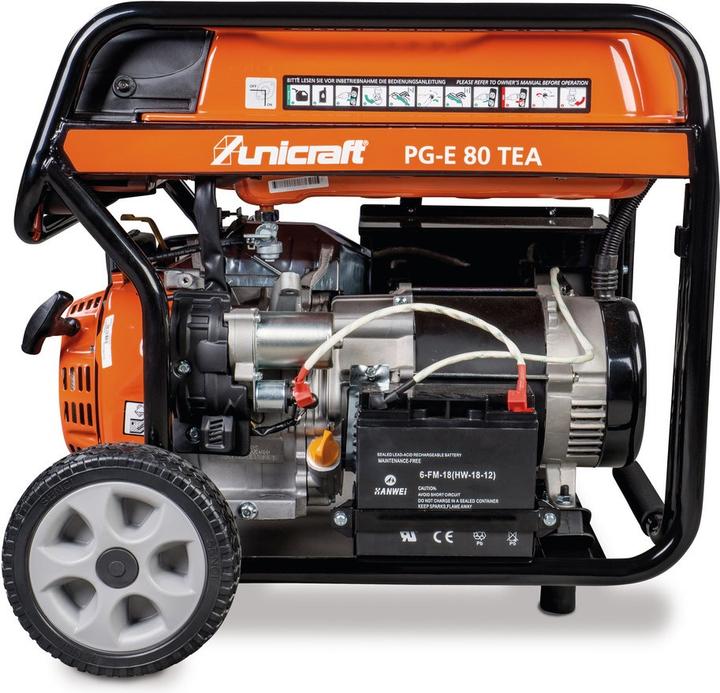 Actual product image Unicraft Synchronous Generator PG-E 80 TEA (7000 W, 25 l)