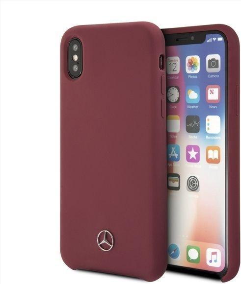 Immagine prodotto Mercedes MEHCPXSILRE Custodia rigida per iPhone X/ Xs czerwony/rosso (Apple iPhone X, Apple iPhone XS)