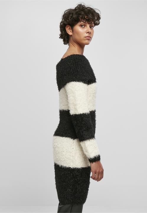 Produktbild Urban Classics Ladies Off Shoulder Feather Dress - 19413 (XXL)