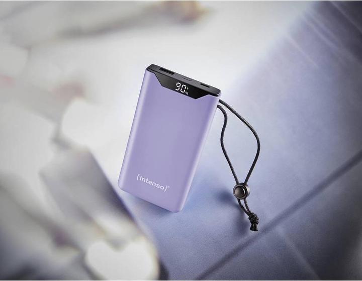 Actual product image Intenso Powerbank F10000 10000 mAh Purple (10000 mAh, 20 W, 37 Wh)