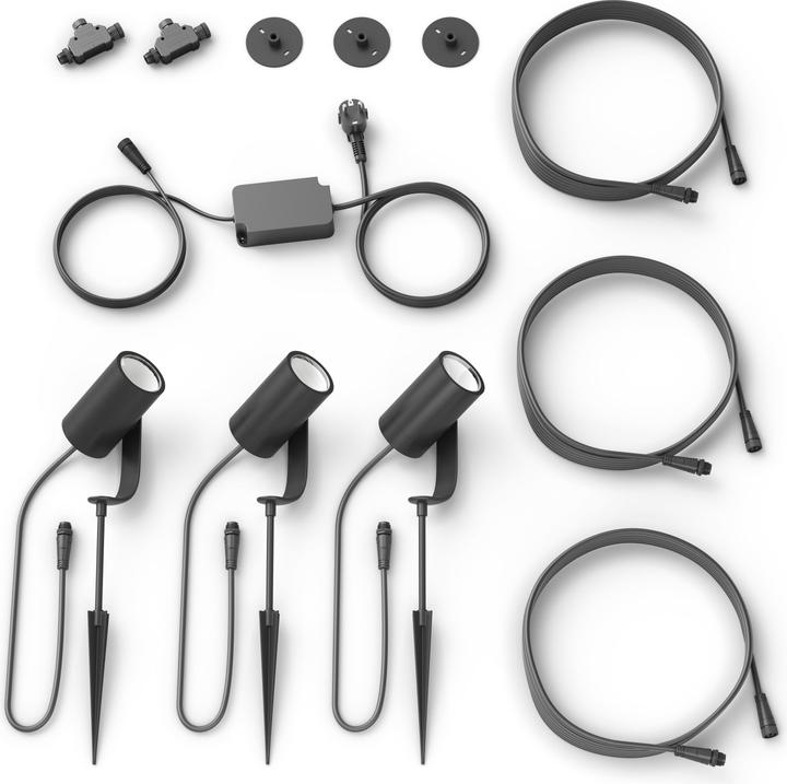 Produktbild Philips Hue Hue Lily Basic Set (DE Stecker) (640 lm, IP65)