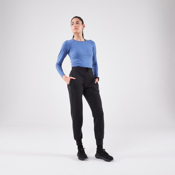 Produktbild Kiprun Laufhose lang Damen warm - Run 500 schwarz (W28/L31)