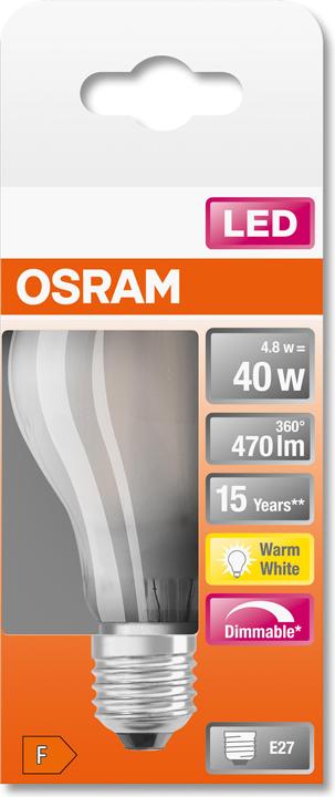 Image du produit Osram Superstar A (E27, 5 W, 470 lm, 1 x, F)