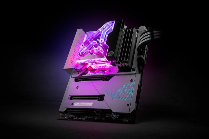 Actual product image EKWB EK-Quantum Momentum² VRM Bridge ROG Maximus Z690 Formula D-RGB - Acrylic