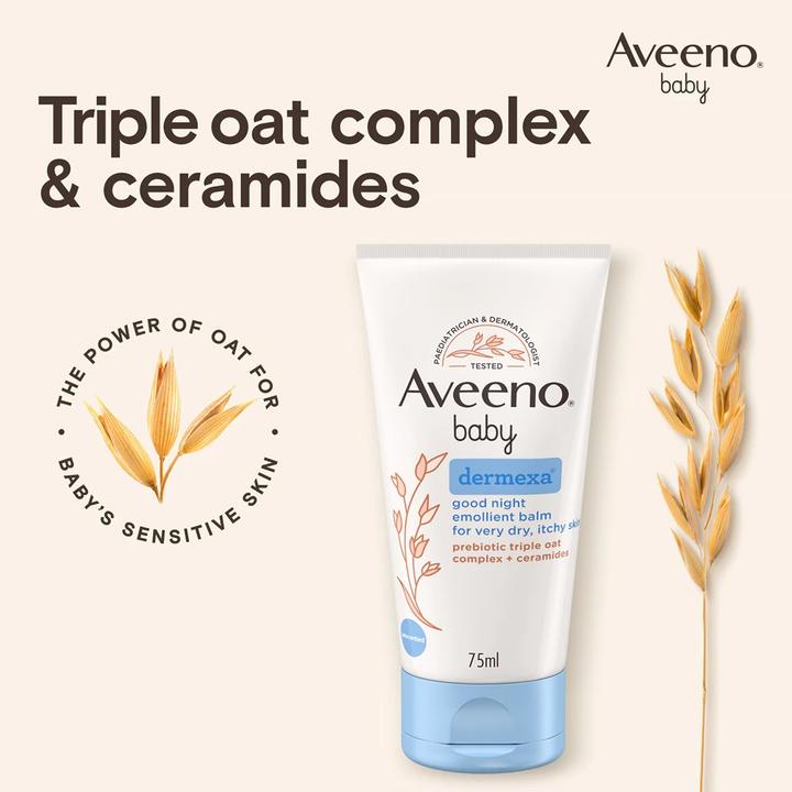 Image du produit Aveeno Baby Dermexa Emol Bals Nacht 75ml