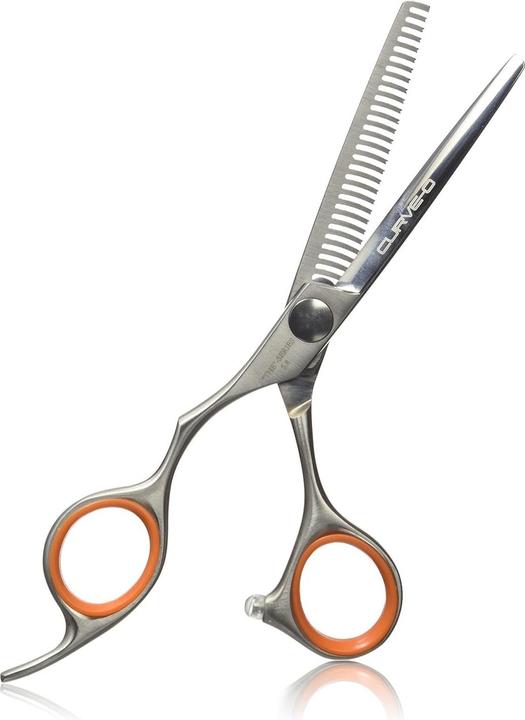 Actual product image Olivia Garden curveo the series scissors effileurs left handers 58