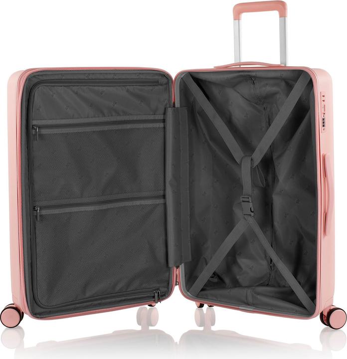 Immagine prodotto Heys Set di valigie a 4 ruote pastello 3 pezzi con piega elastica (219 l)