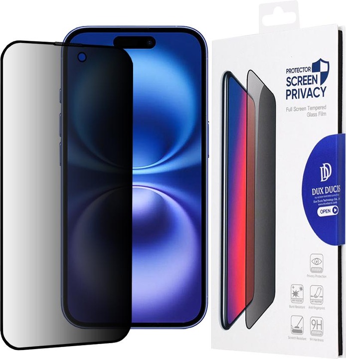 Image du produit Dux Ducis Verre blindé Privacy (1 pièce(s), Apple iPhone 16)